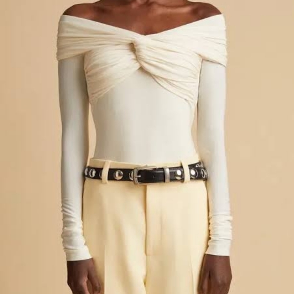 Khaite Off The Shoulder Bodysuit - Picture 4 of 10